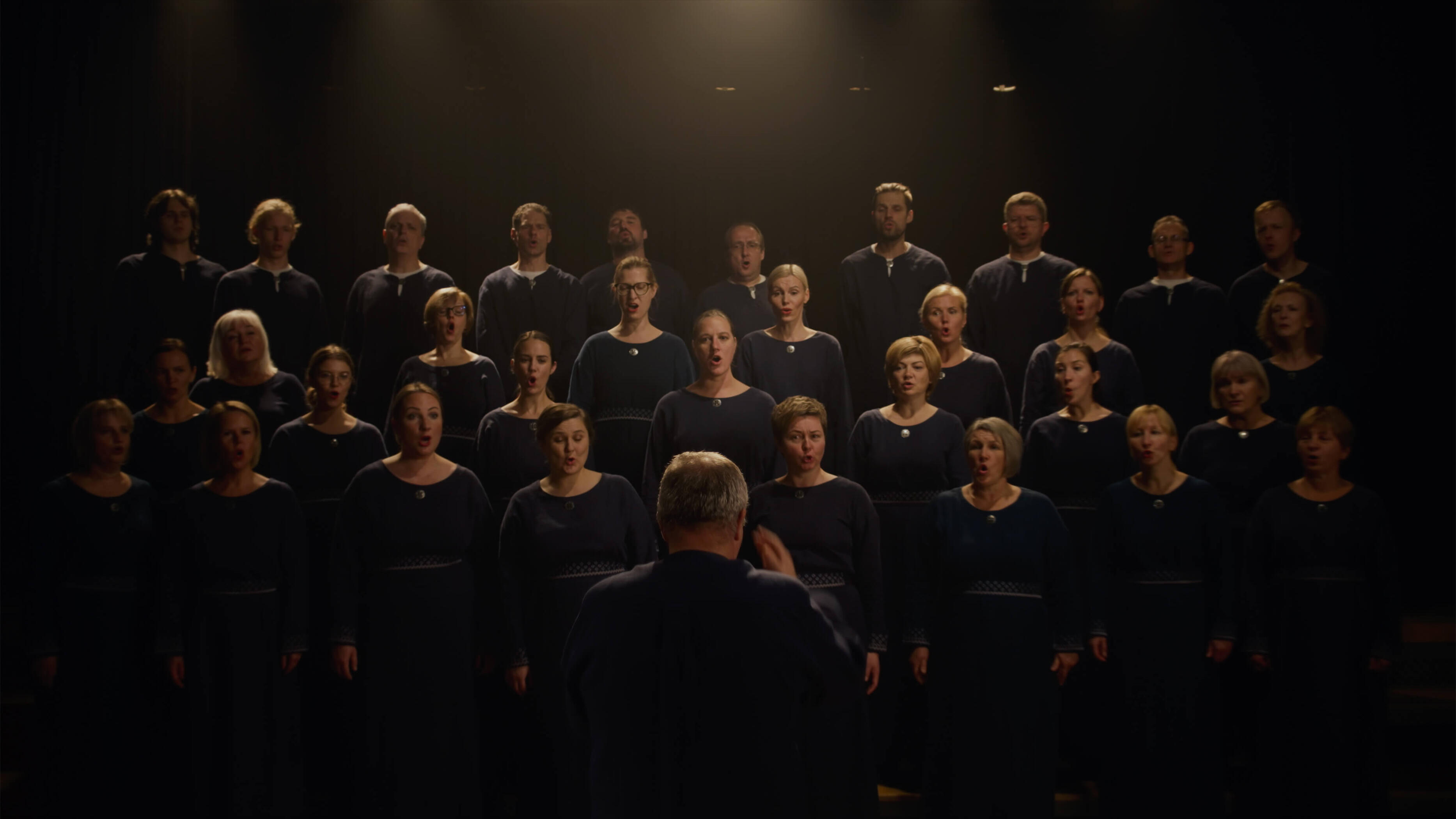 Ikšķile Choir & Māris Sirmais commercial Ikšķile Choir commercial with Māris Sirmais Directed and written by Rūdolfs Miķelsons Starring mixed choir Ikšķile conducted by Māris Sirmais DOP: Artūrs Šulbergs Equipment & huge thanks: BBRental; Ermīns Baltais; Roberts Vinovskis