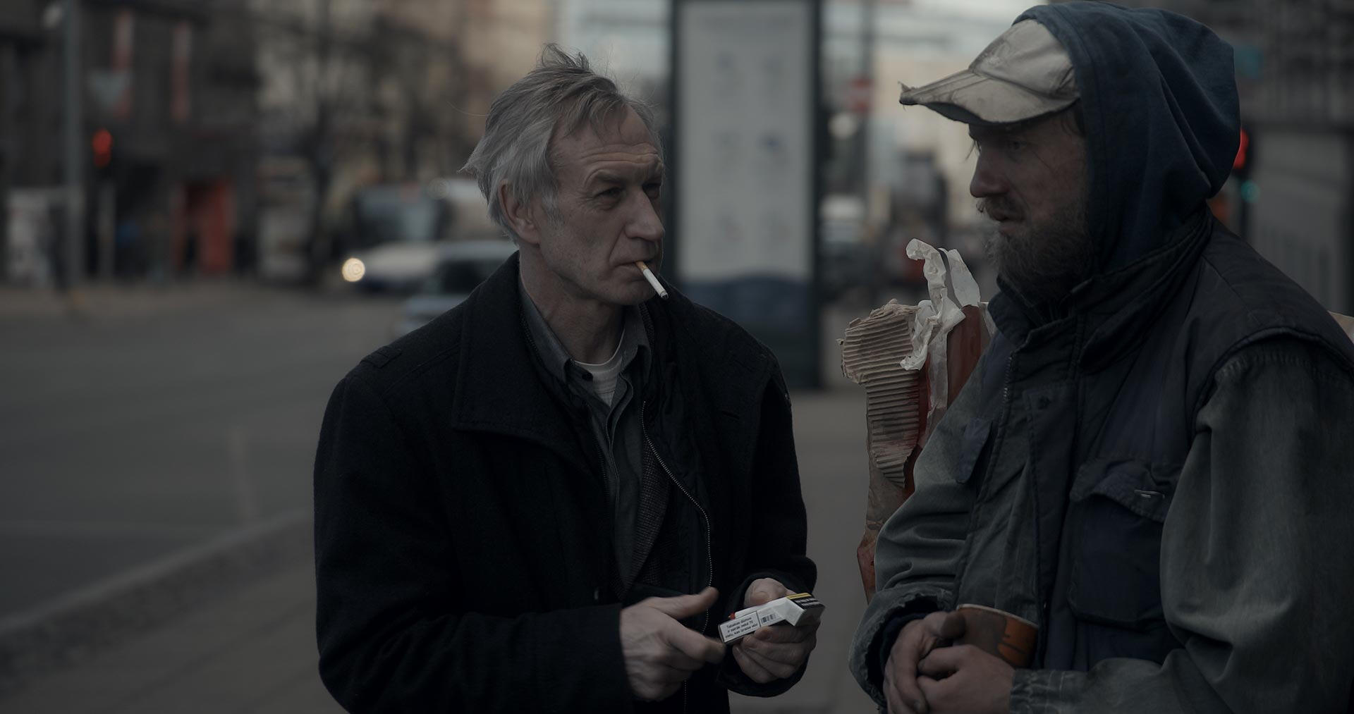 An Incident with Citizen Zarins / Atgadījums ar Pilsoni Zariņu (2019) Directed by Rudolfs Mikelsons / Rudolf Ming / Rūdolfs Miķelsons. DOP Arturs Sulbergs / Artūrs Šulbergs. Starring Ģirts Krūmiņš, Juris Kulakovs. An Incident with Citizen Zarins (2021). Made in Latvian Academy of Culture, LKA.